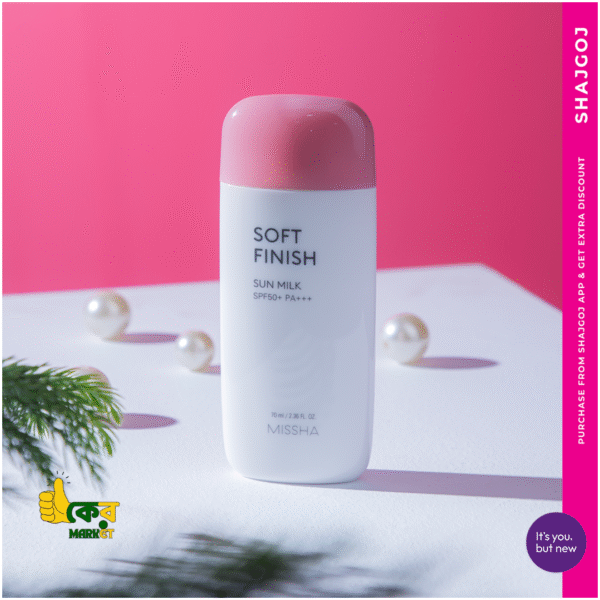 Missha All Around Safe Block Soft Finish Sun Milk SPF50+ Or PA+++