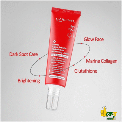 Carenel Derma Whitening Cream with Alpha Arbutin & Glutathione – 45ml