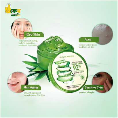 Nature Republic Aloe Vera Soothing Gel (300ML) 3