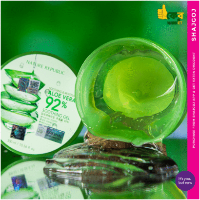 Nature Republic Aloe Vera Soothing Gel (300ML) 3