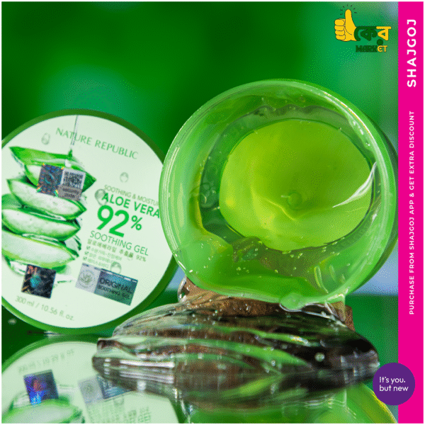 Nature Republic Aloe Vera Soothing Gel (300ML) 3