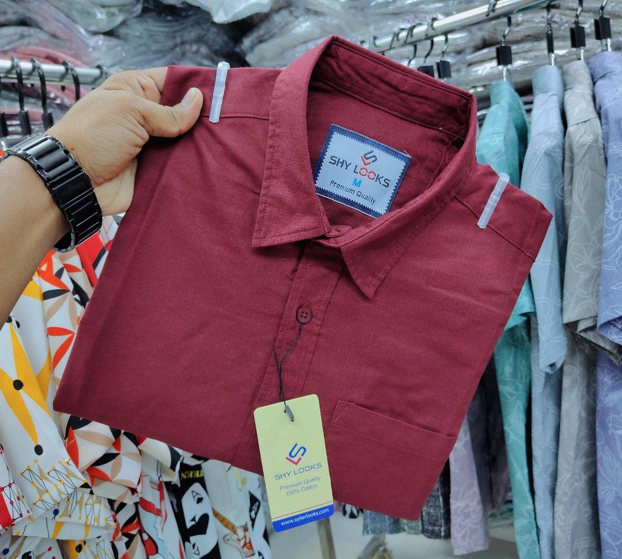 Premium Solid Shirt - Image 10