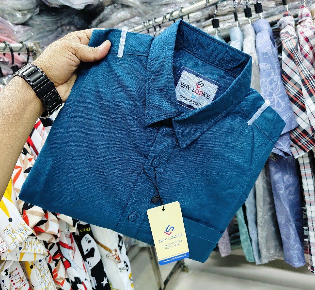 Premium Solid Shirt - Image 7