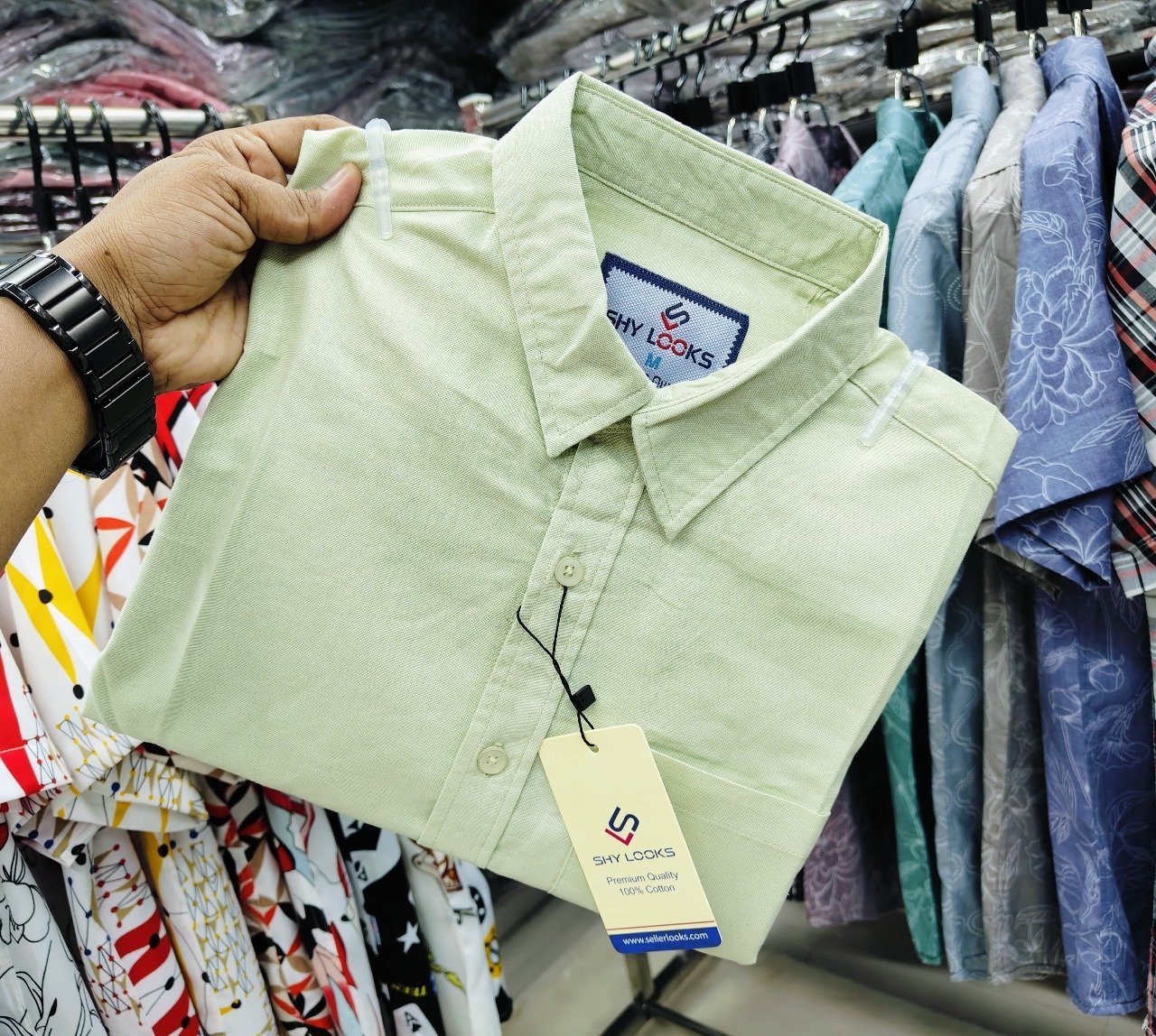 Premium Solid Shirt - Image 8