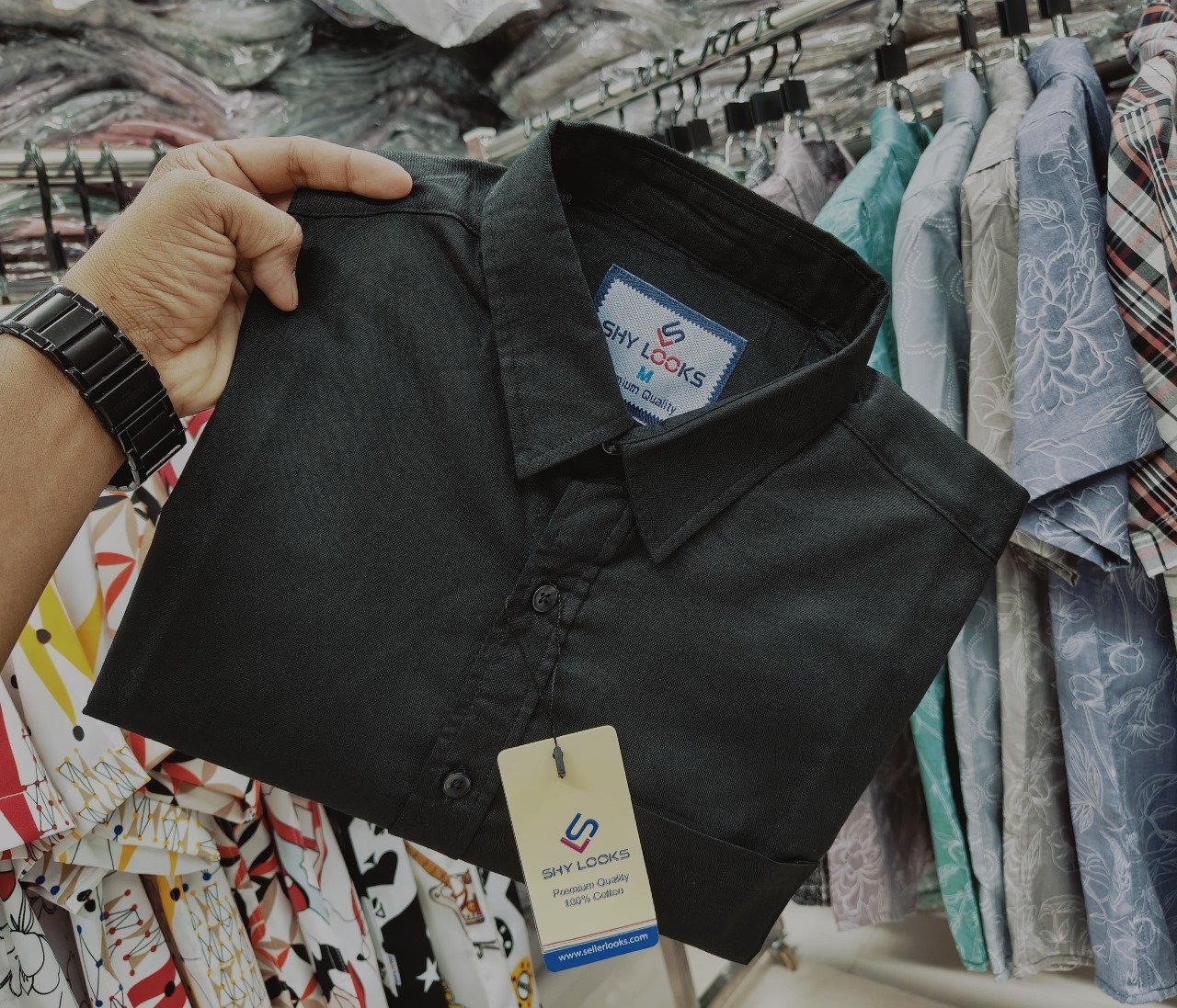 Premium Solid Shirt - Image 6