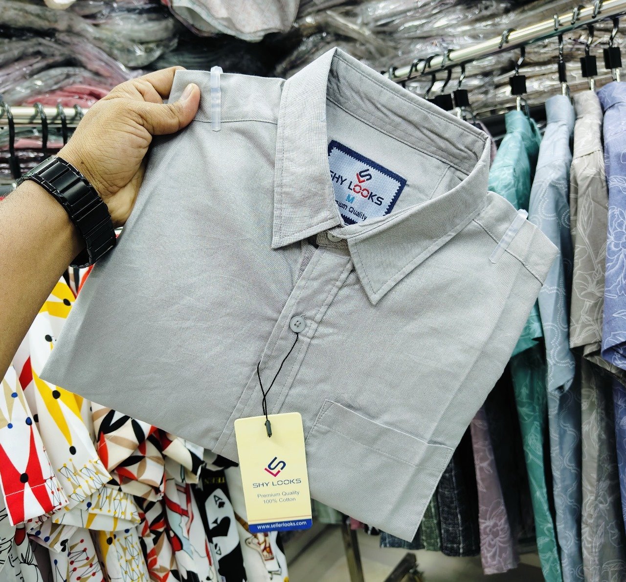 Premium Solid Shirt - Image 3