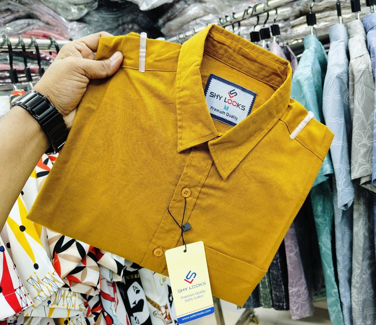 Premium Solid Shirt - Image 4