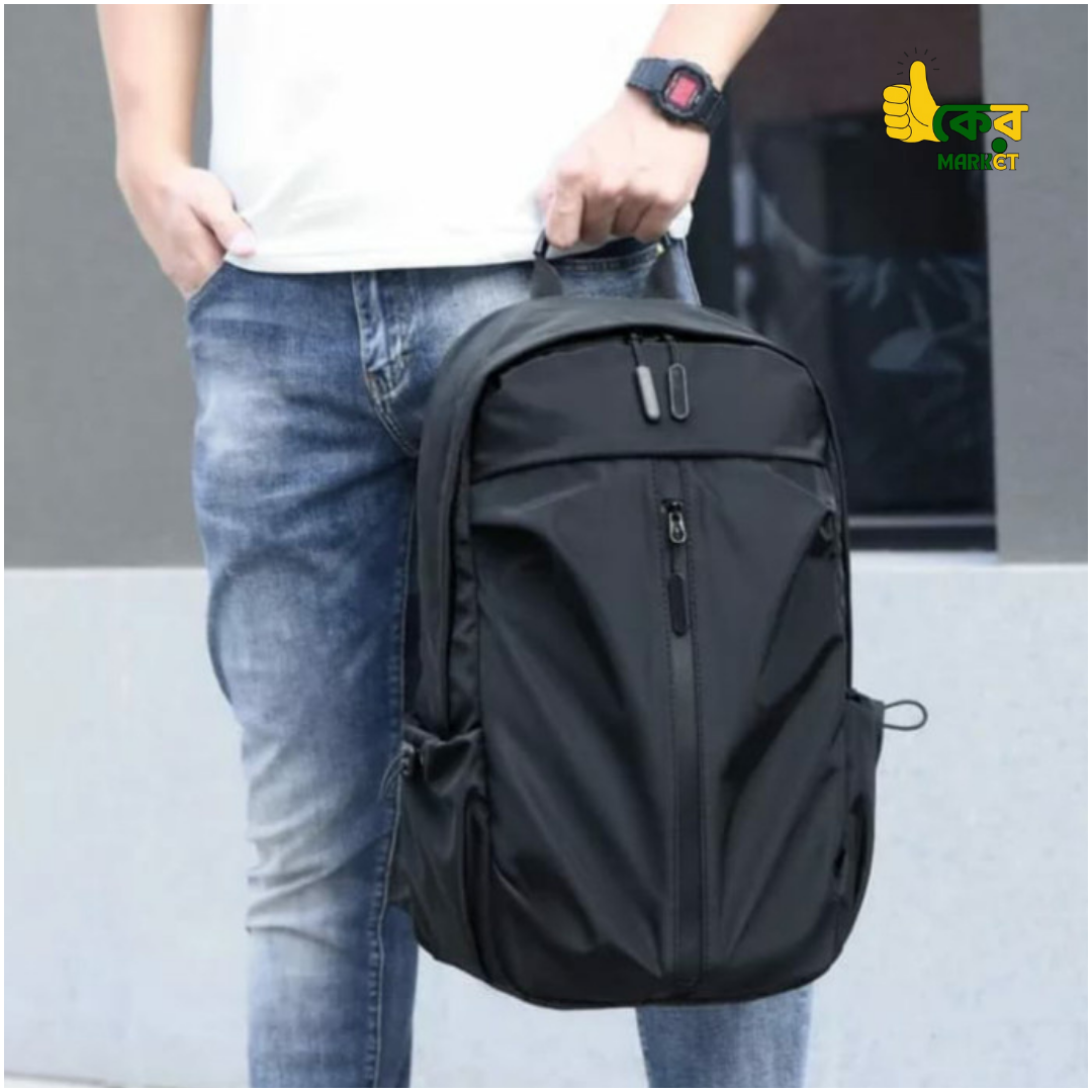 Waterproof Multi- Laptop Backpack (Black Color) Moneybag Free - Image 3