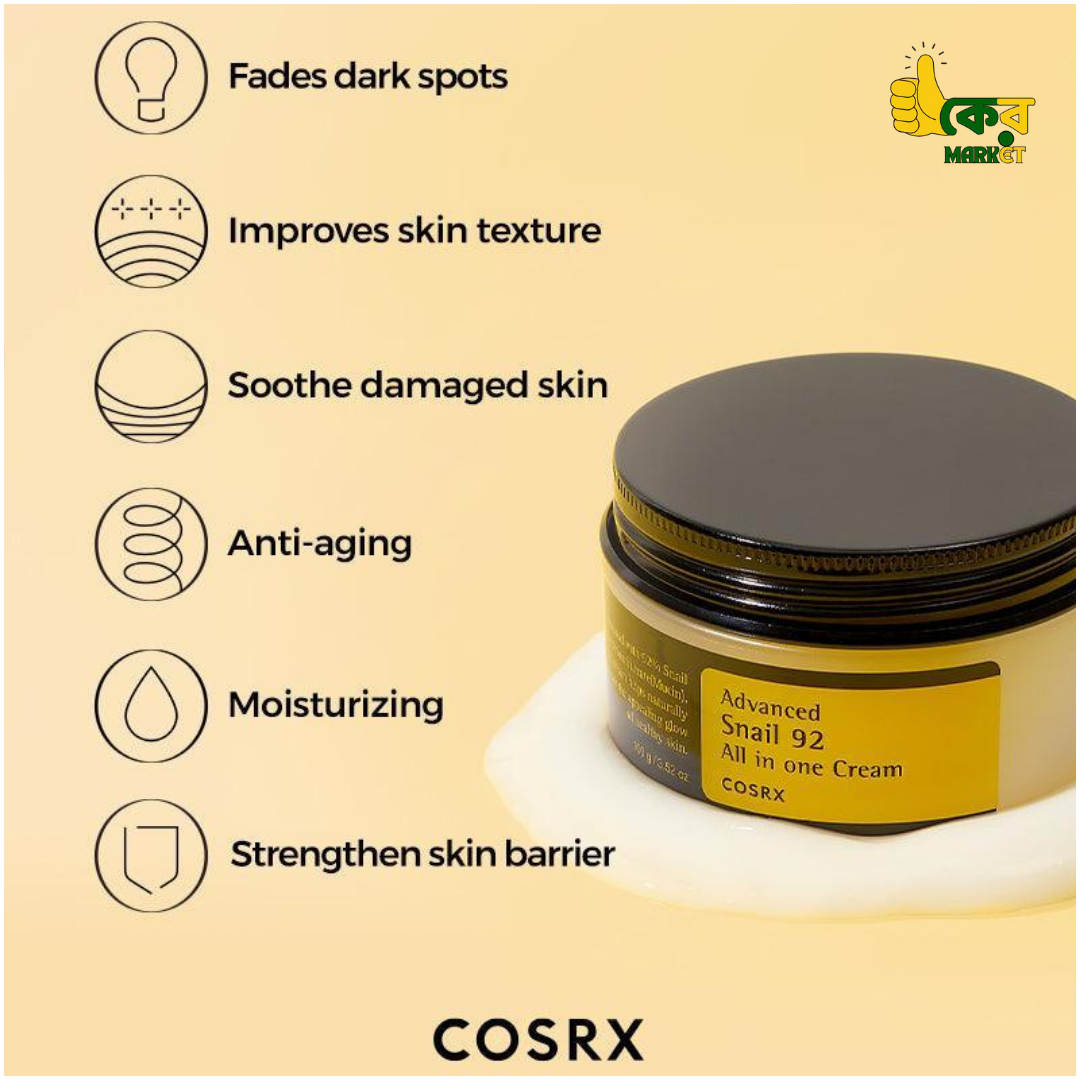 COSRX- Advanced Snail 96 Mucin Essence & 92 All in one Cream - Image 6